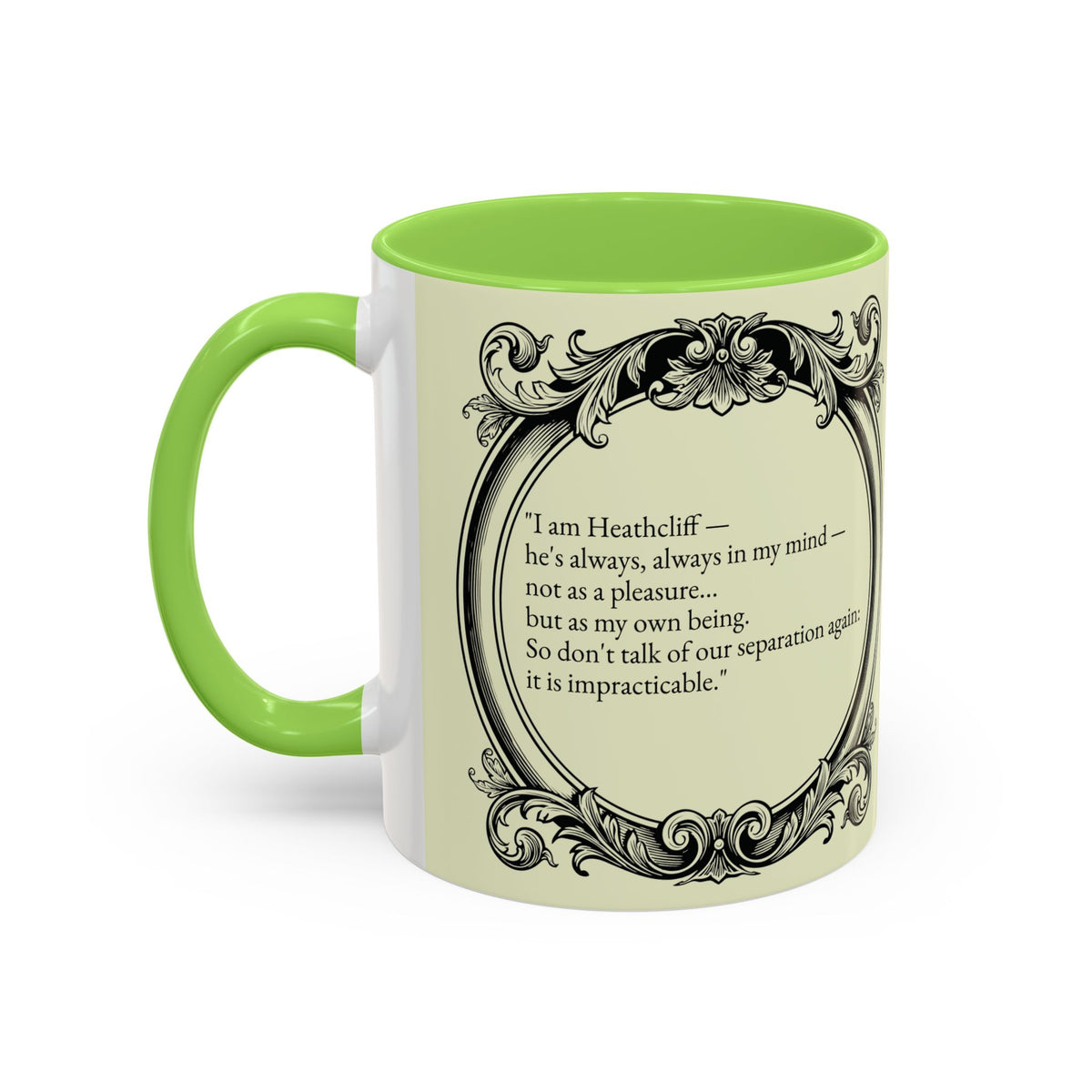 Wuthering Heights Literary Ceramic Mug — Classic Book Cover Coffee Cup (11oz/15oz)