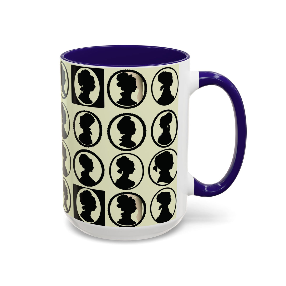 Mansfield Park Peacock Illustration Mug | Vintage Etching Wraparound