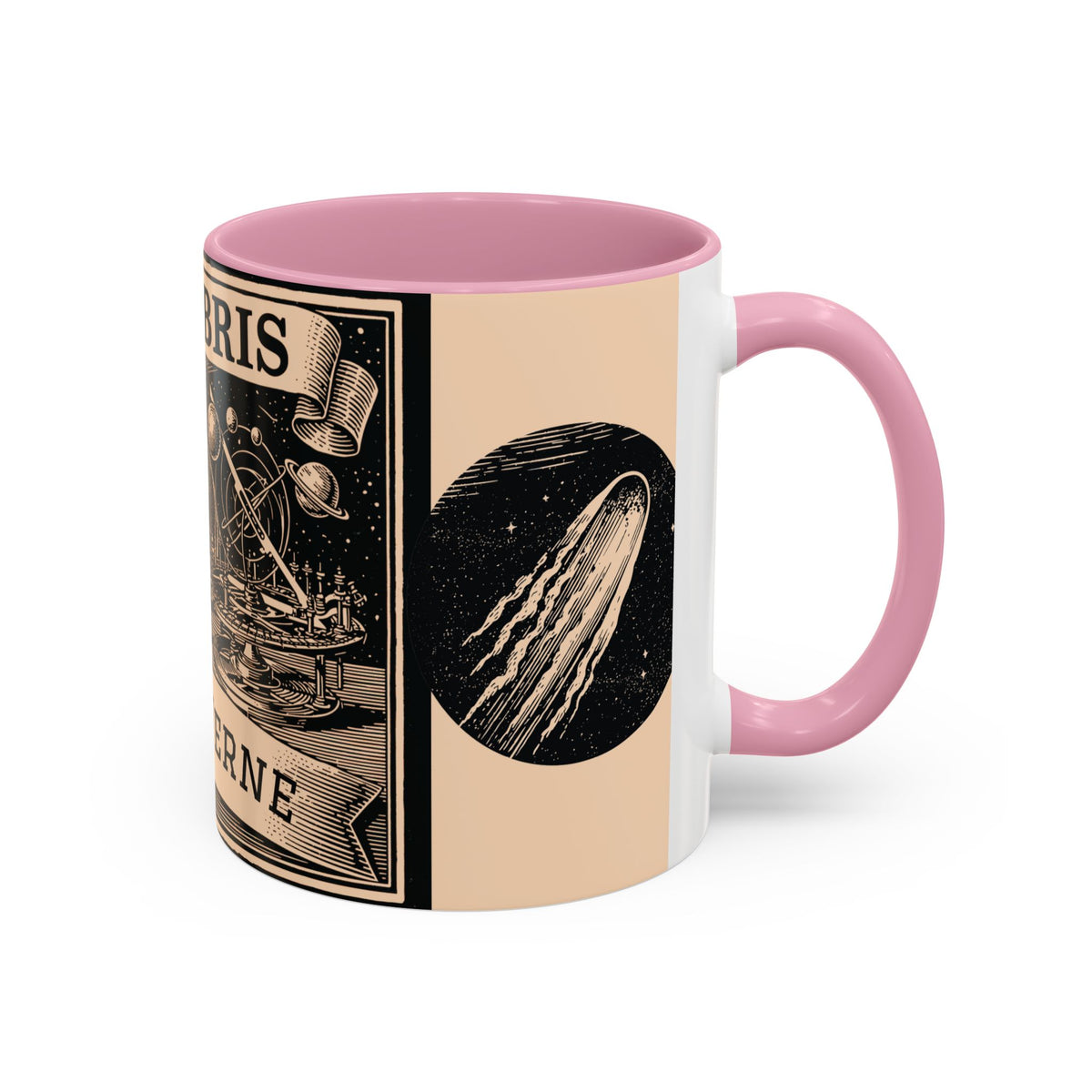 Jules Verne Ex Libris Vintage Science Fiction Coffee Mug (11oz & 15oz)