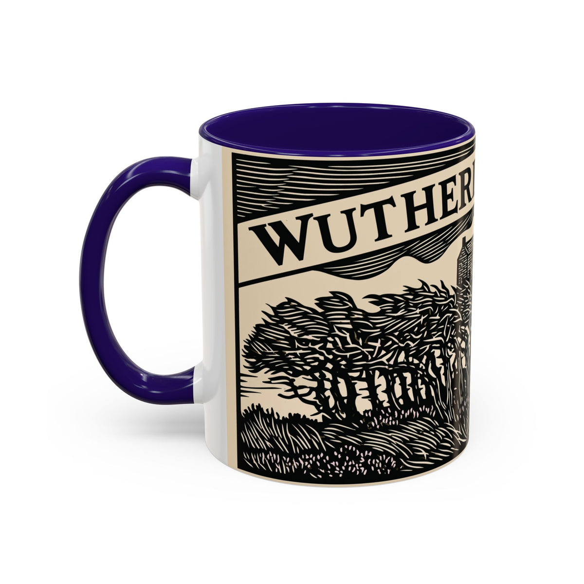 Wuthering Heights Coffee Mug | Emily Brontë Literary Design Mug