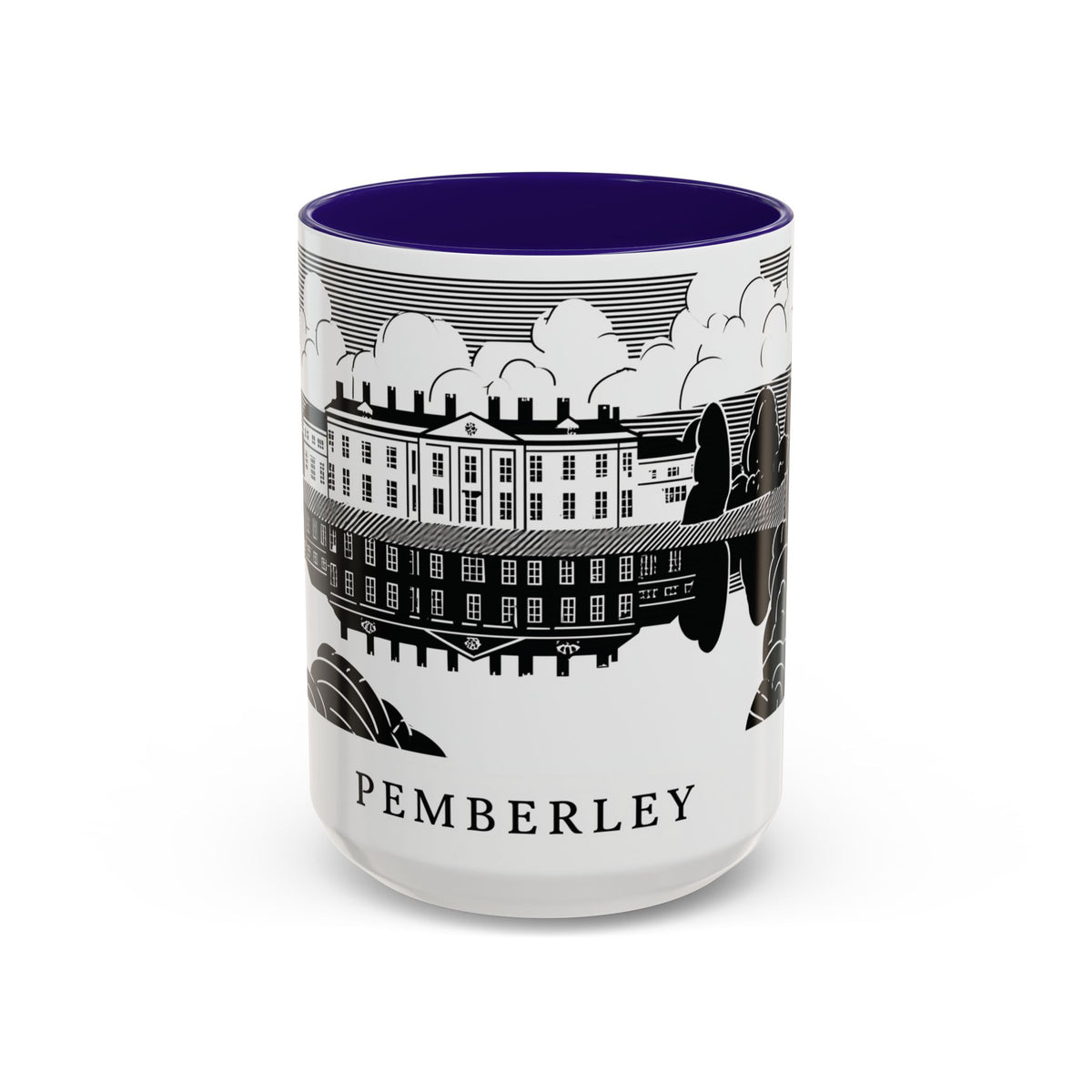 Pemberley Estate Illustration Mug | Ceramic Coffee Cup