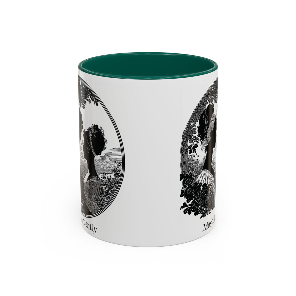 Regency Silhouette 'Most Ardently' Mug, Ceramic Coffee Mug | 11oz or 15oz