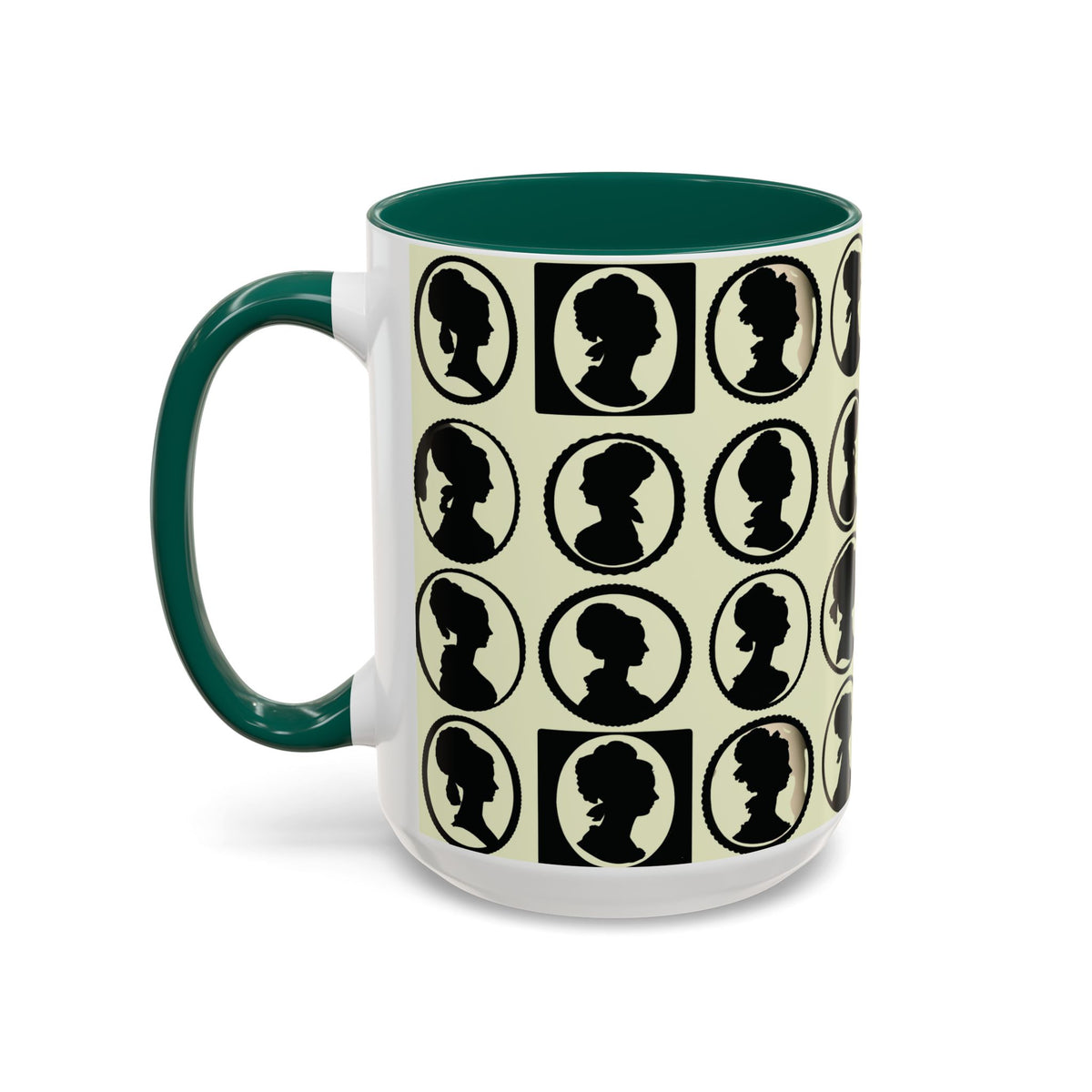 Mansfield Park Peacock Illustration Mug | Vintage Etching Wraparound