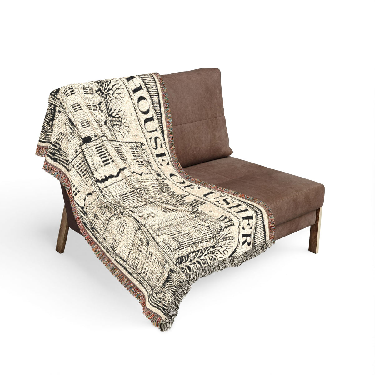 House of Usher - Woven Blanket | Edgar Allan Poe Gothic Manor Throw