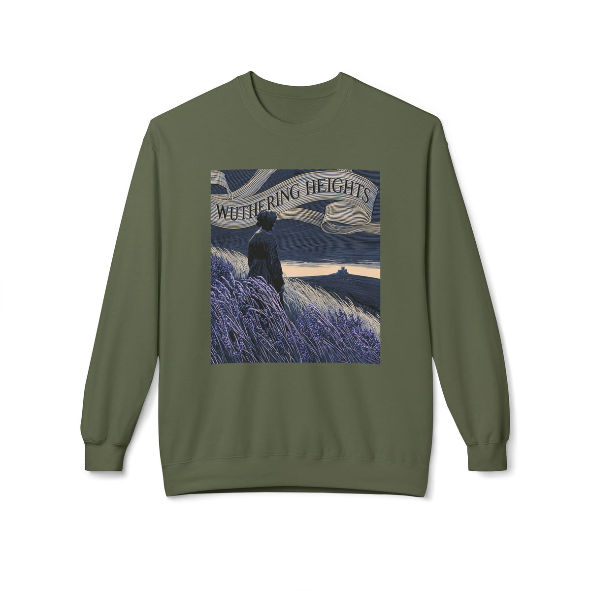 Across the Moors-Wuthering Heights Gothic Literary Sweatshirt