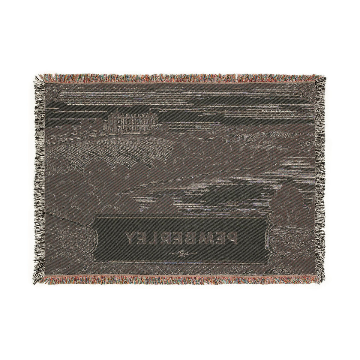 Pemberley Landscape Woven Blanket | Country Estate Throw Collection