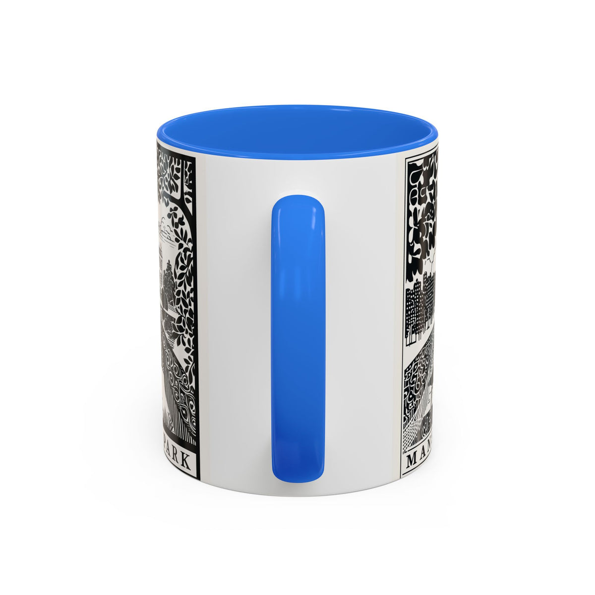 Mansfield Park Peacock Illustration Mug | Vintage Etching Wraparound