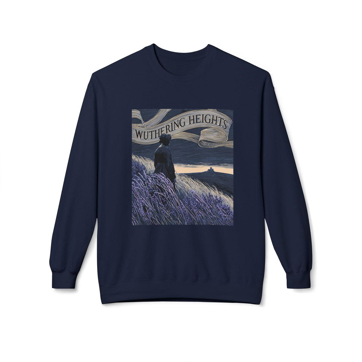 Across the Moors-Wuthering Heights Gothic Literary Sweatshirt