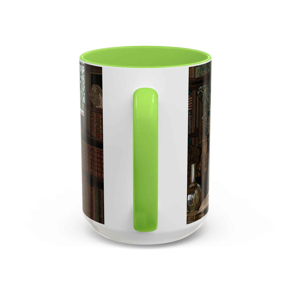 Cozy Reading Nook Cat Mug | Ceramic Coffee Cup 11oz 15oz