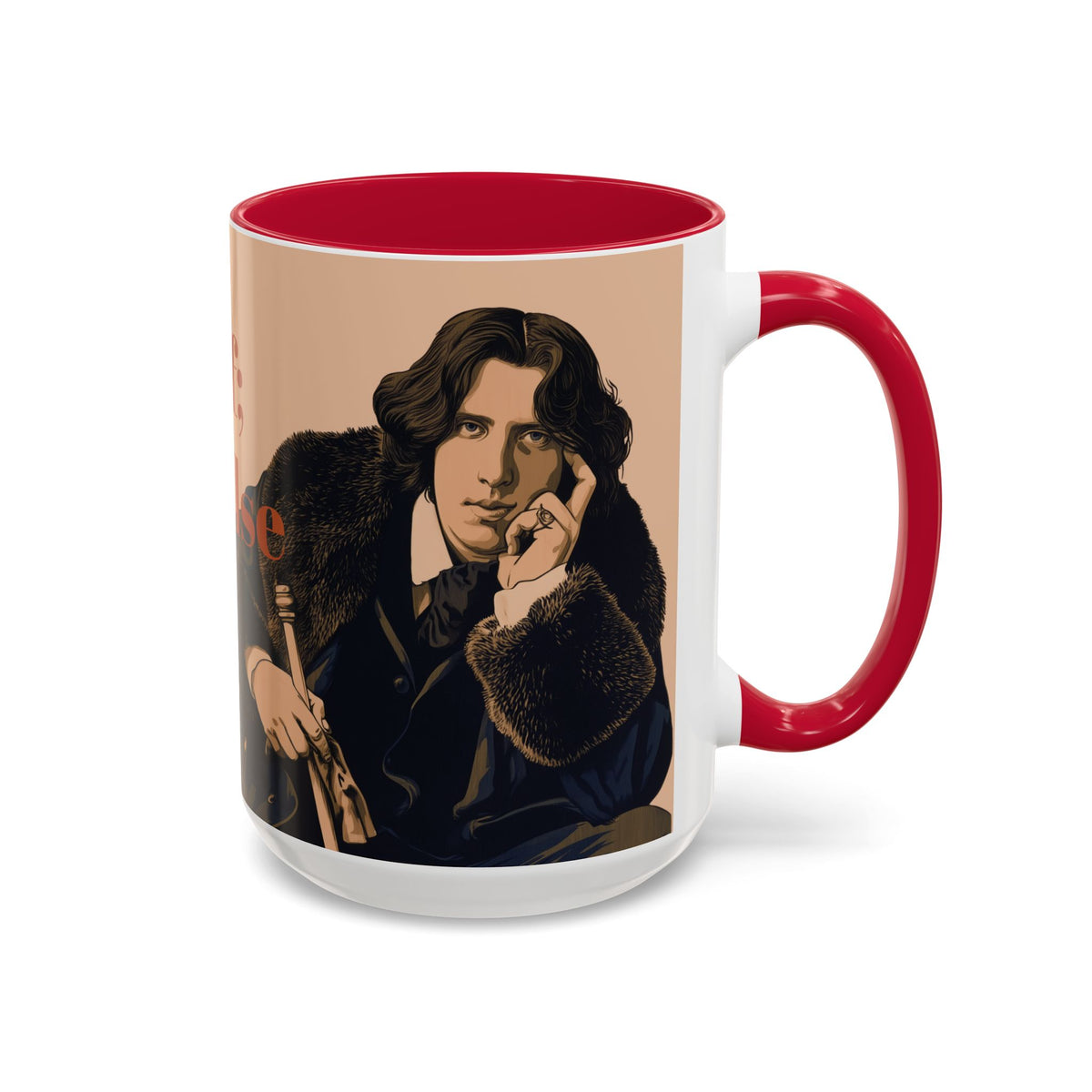 Oscar Wilde Quote Mug — "Be Yourself; Everyone Else Is Taken" Ceramic Coffee Cup (11oz/15oz)