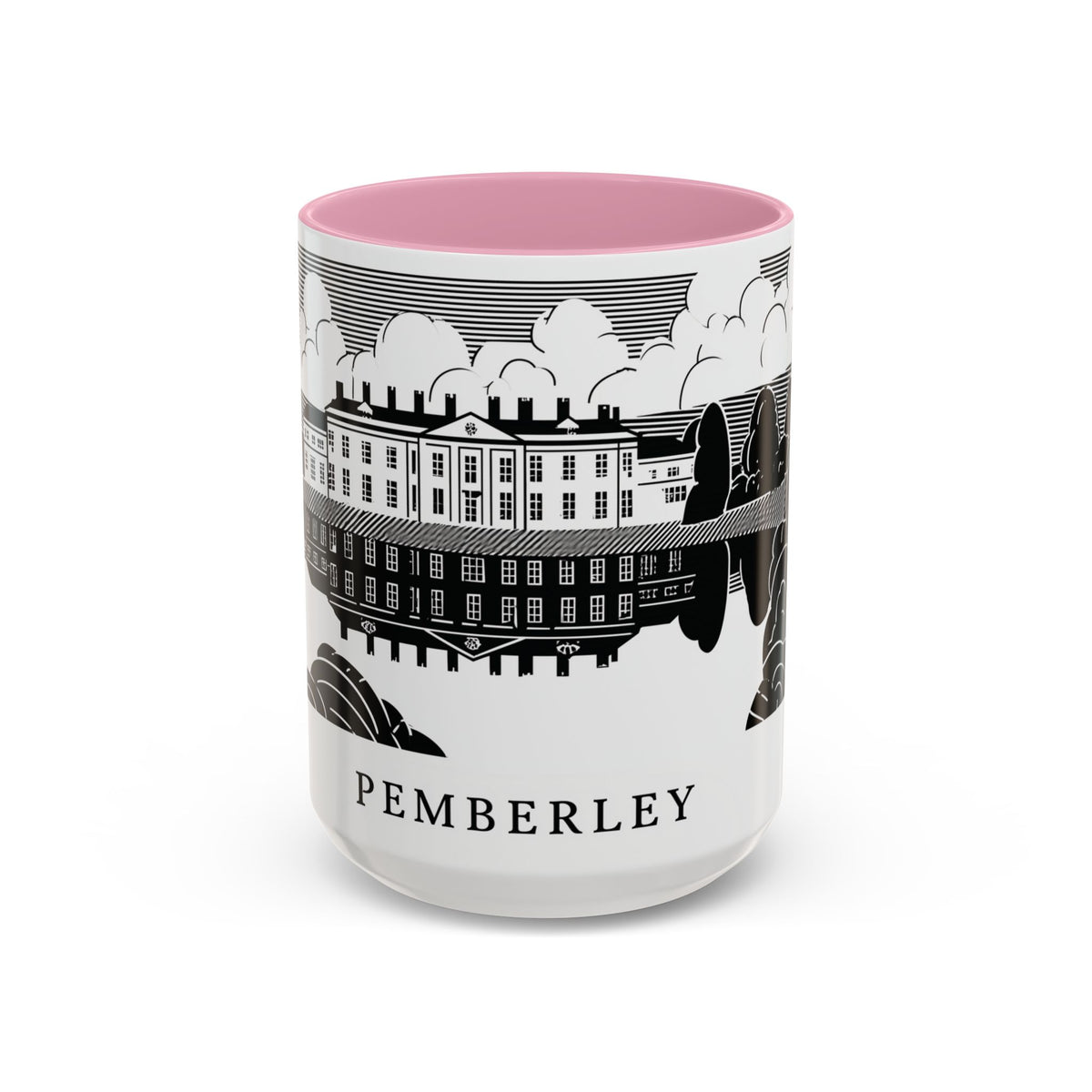 Pemberley Estate Illustration Mug | Ceramic Coffee Cup