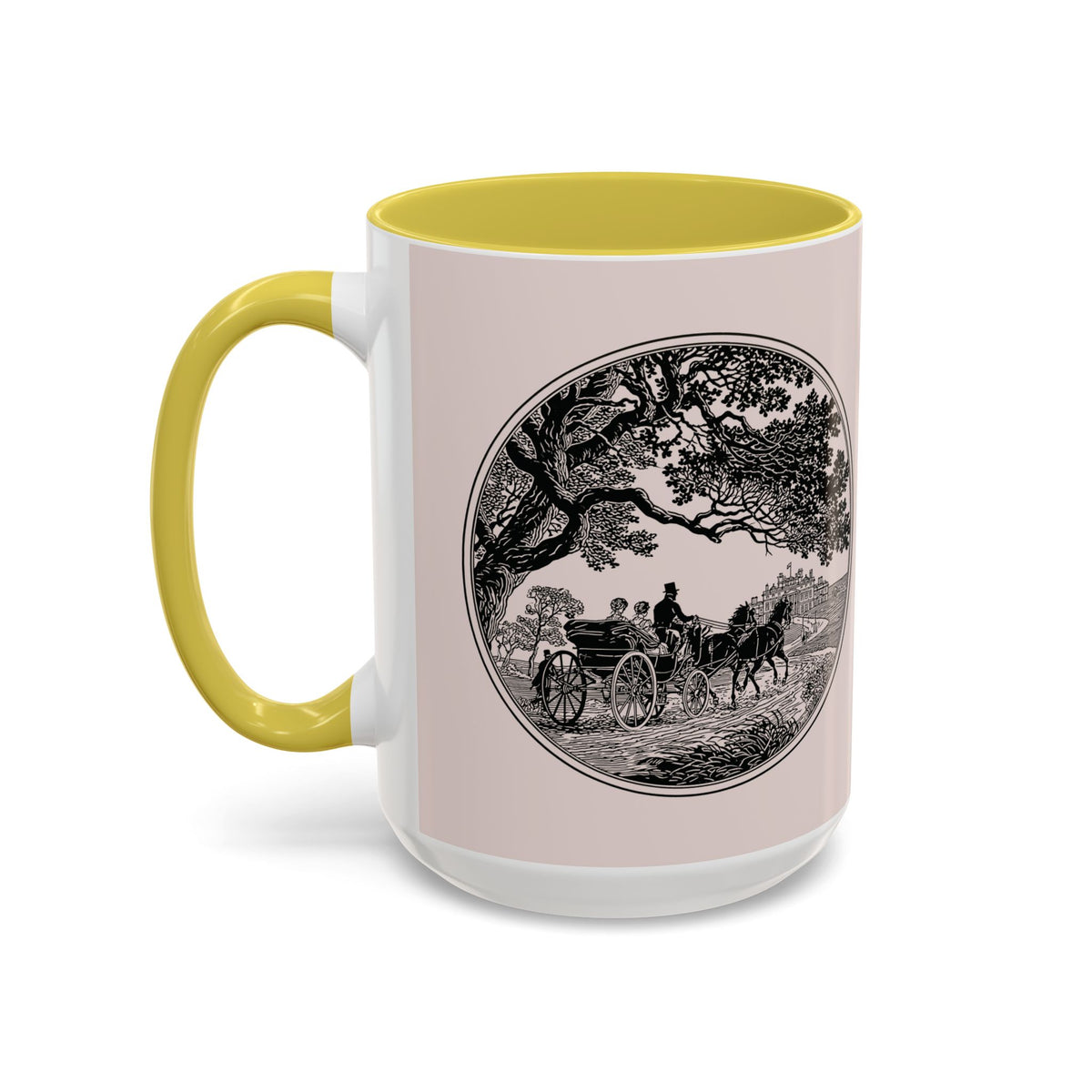 Romantic Vintage Silhouette Mug — "Most Ardently" Tea Coffee Cup (11oz/15oz)