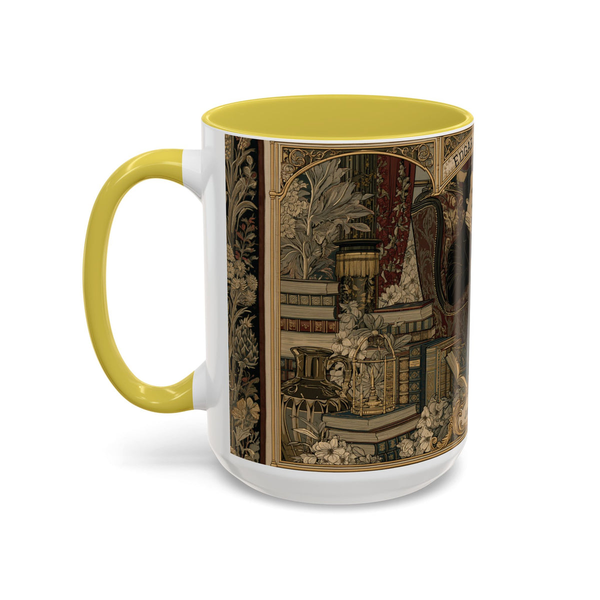 Edgar Allan Poe portrait Mug | Literary Gothic coffee mug