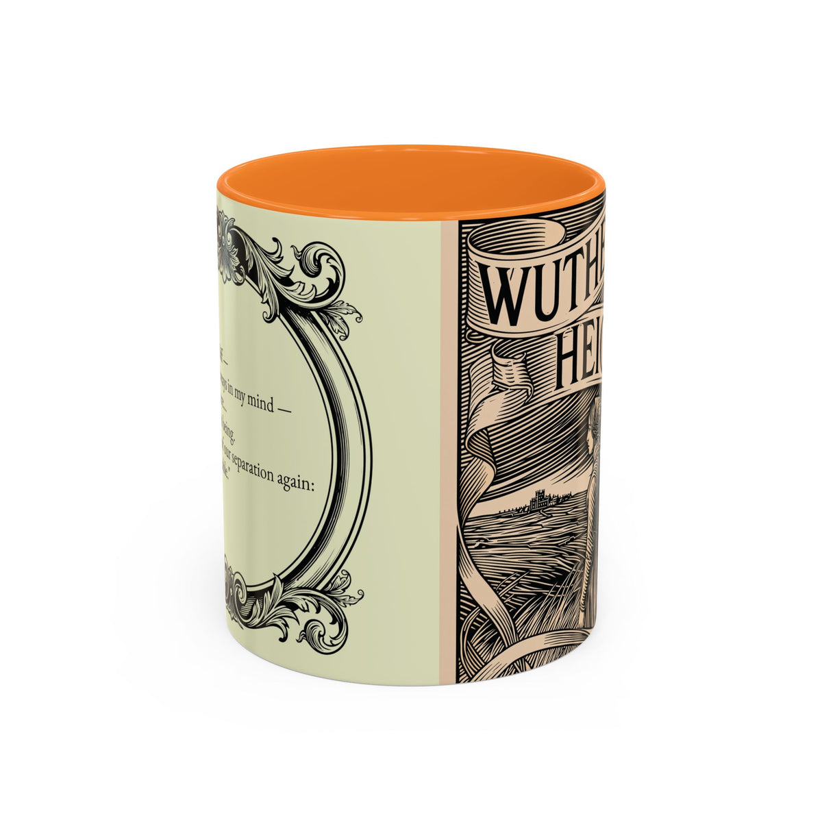Wuthering Heights Literary Ceramic Mug — Classic Book Cover Coffee Cup (11oz/15oz)
