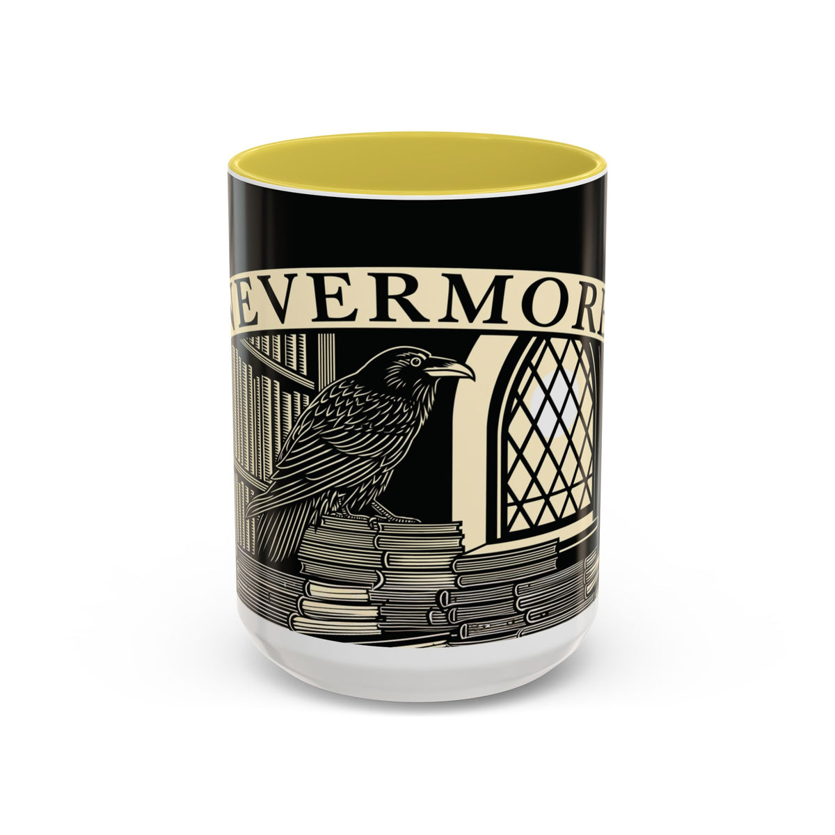 Nevermore Raven Mug | 11oz 15oz Ceramic Coffee Cup