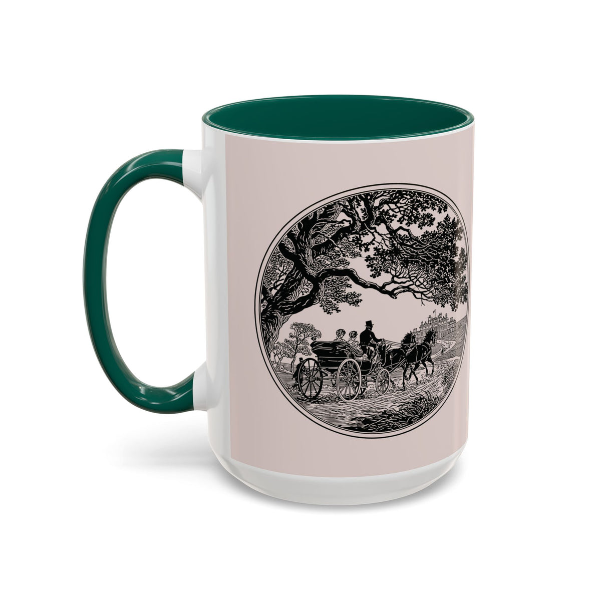 Romantic Vintage Silhouette Mug — "Most Ardently" Tea Coffee Cup (11oz/15oz)