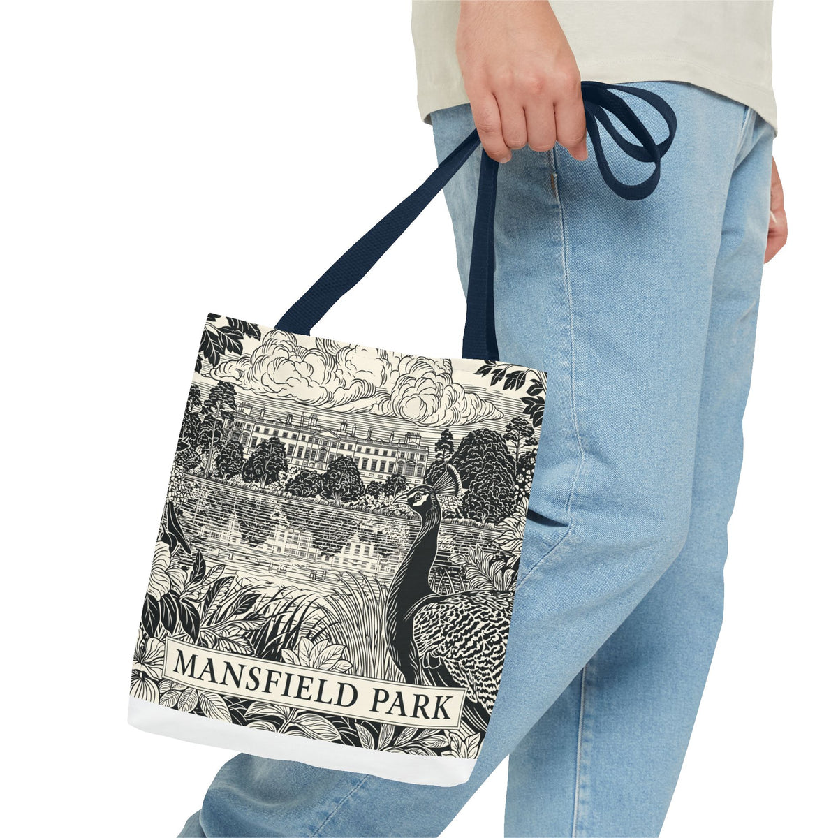 Mansfield Park Vintage Illustration Tote Bag