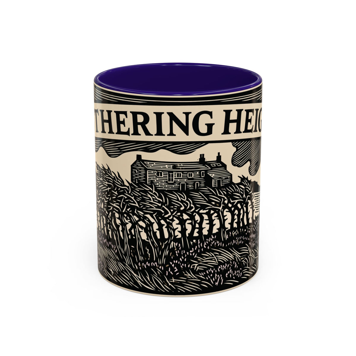 Wuthering Heights Coffee Mug | Emily Brontë Literary Design Mug