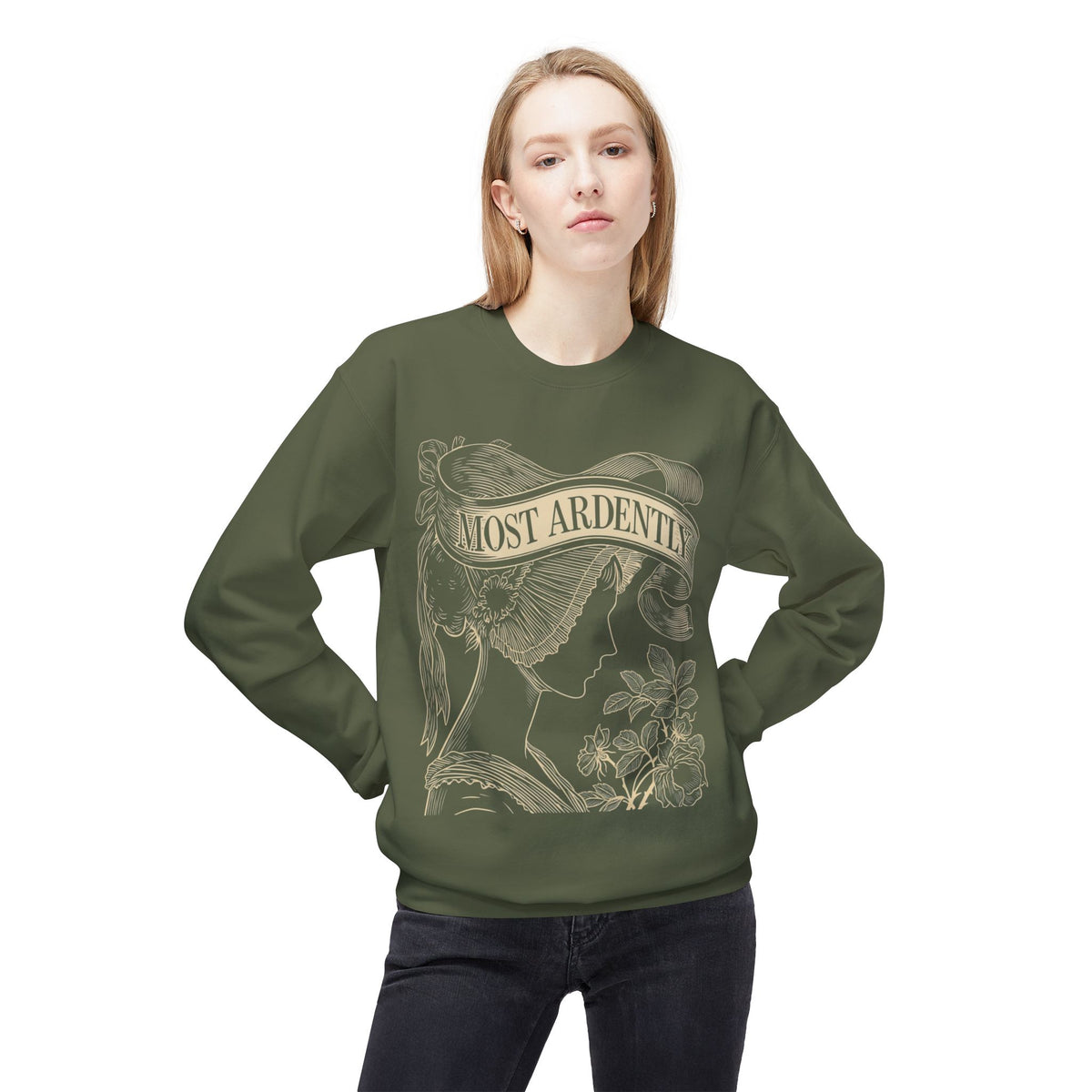 Most Ardently Vintage Floral Crewneck Sweatshirt