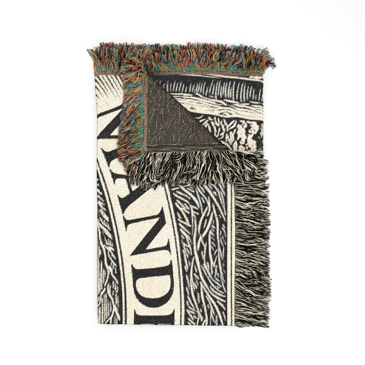 x Manderley Estate Landscape Woven Blanket | Vintage Manor Tapestry Throw