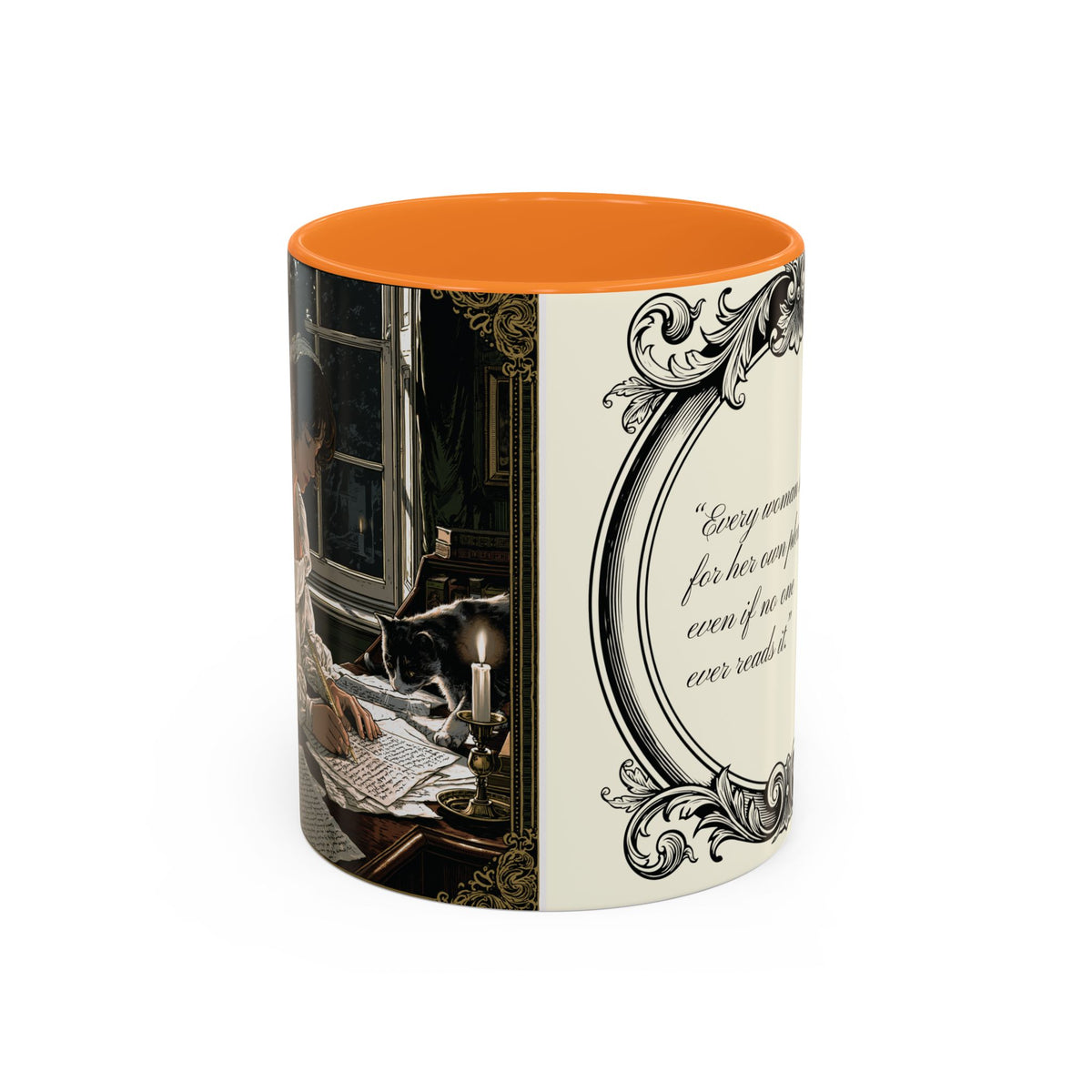Jane Austen Quote Mug — “Every woman should write...” (11oz & 15oz)