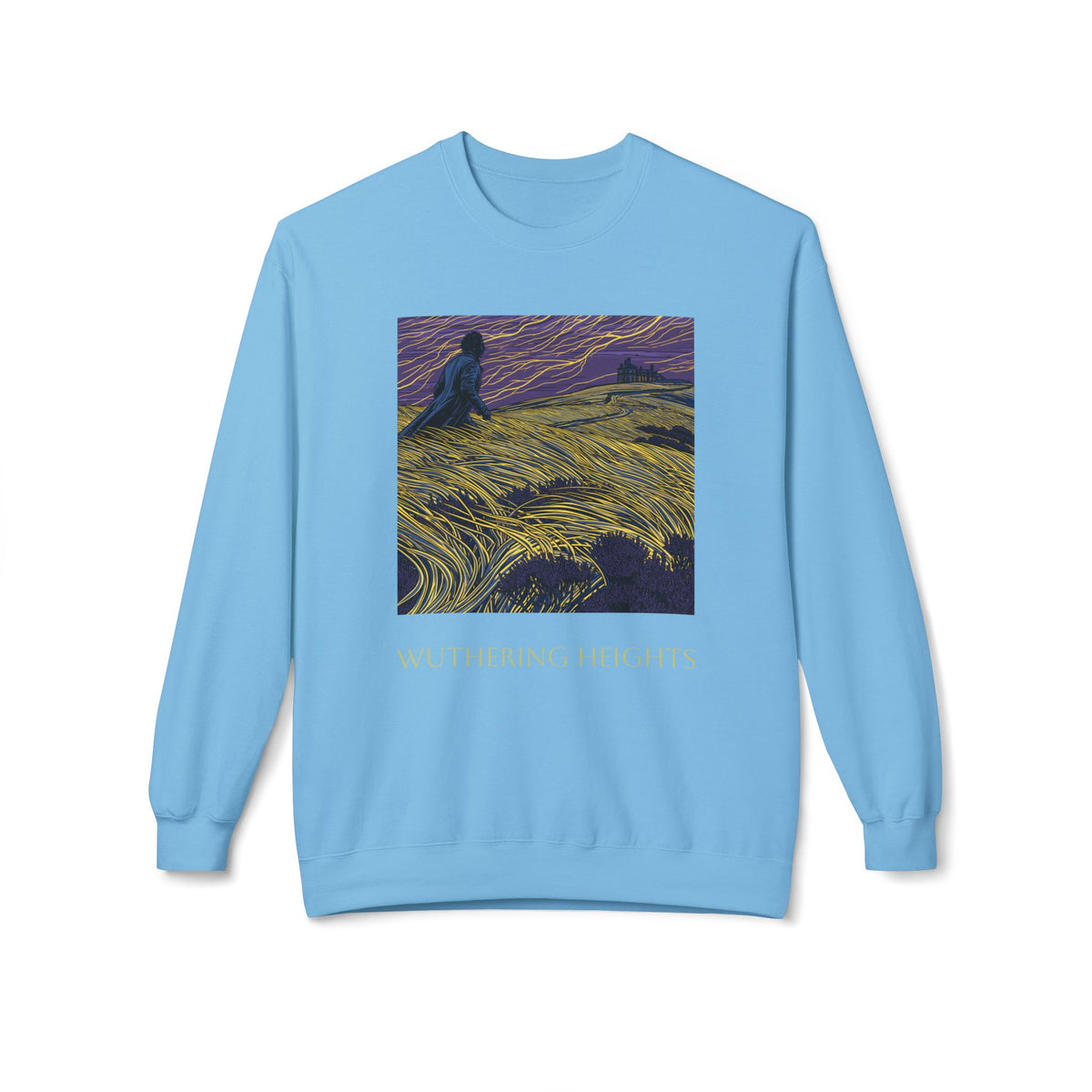 Wuthering Heights Literary Sweatshirt — 'Heathcliff... still on my tinder profile' Gothic Novel Crewneck