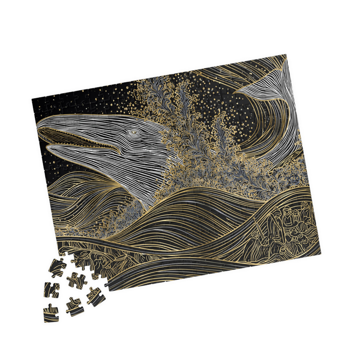 Melville's Moby Dick Puzzle | Ocean Art Jigsaw 110–1014 pcs