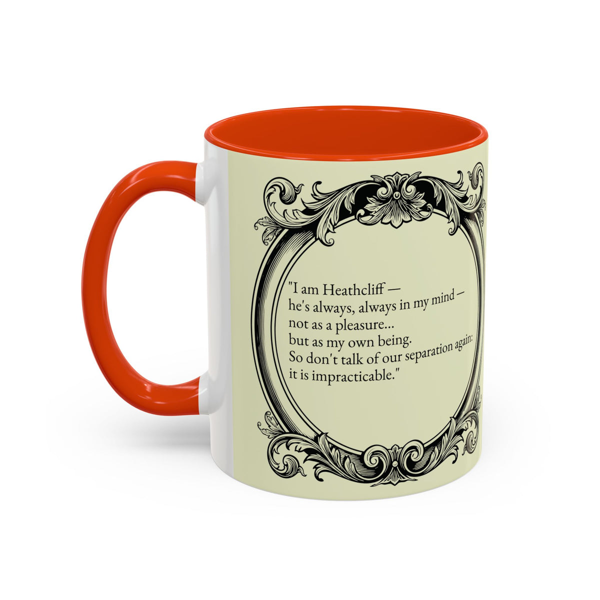 Wuthering Heights Literary Ceramic Mug — Classic Book Cover Coffee Cup (11oz/15oz)