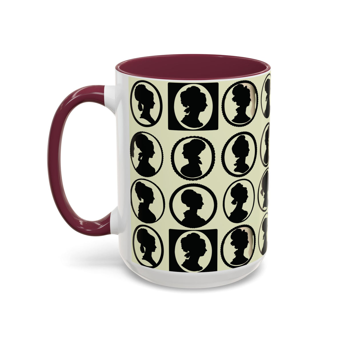 Mansfield Park Peacock Illustration Mug | Vintage Etching Wraparound
