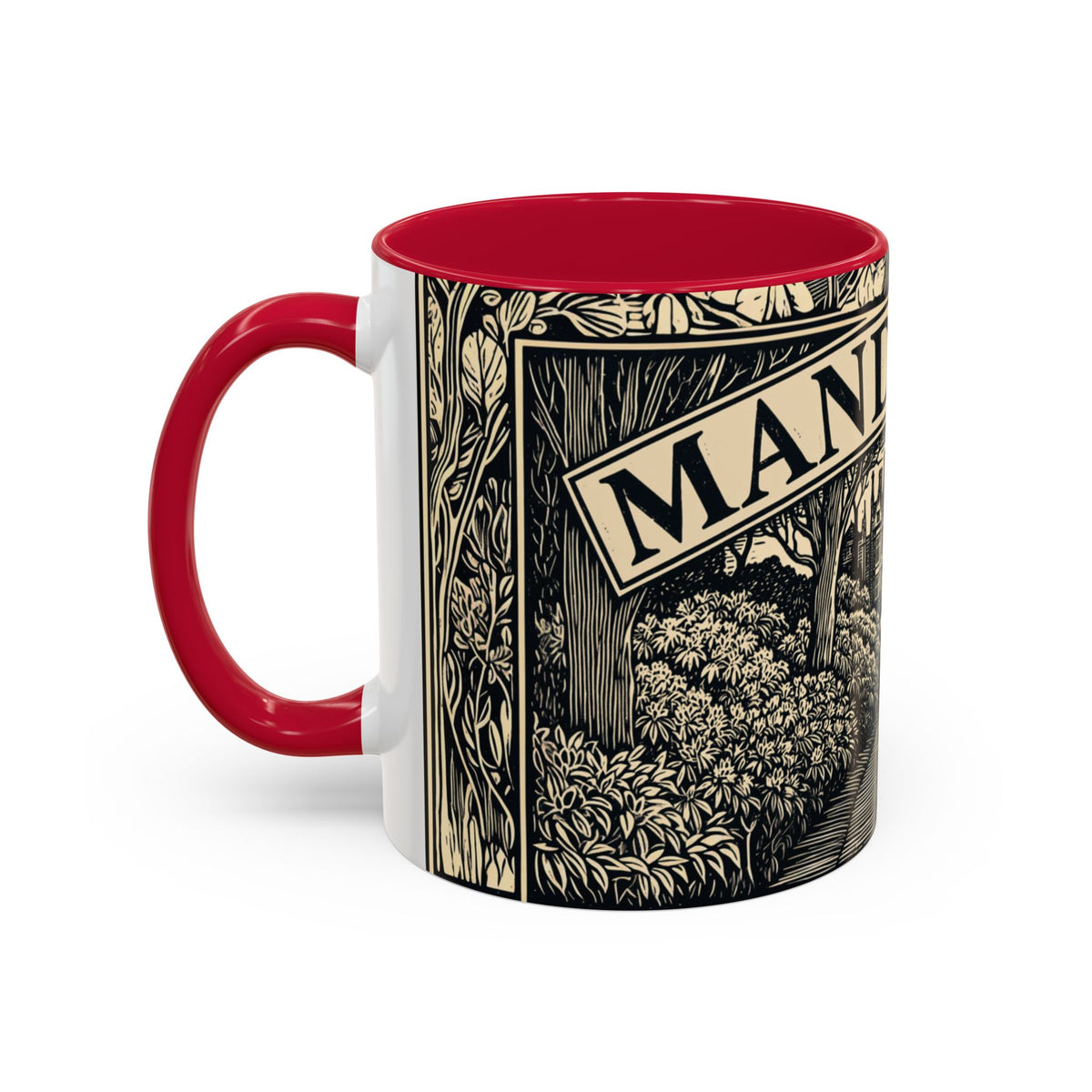 Manderley Estate Illustration Mug | Ceramic Coffee Cup