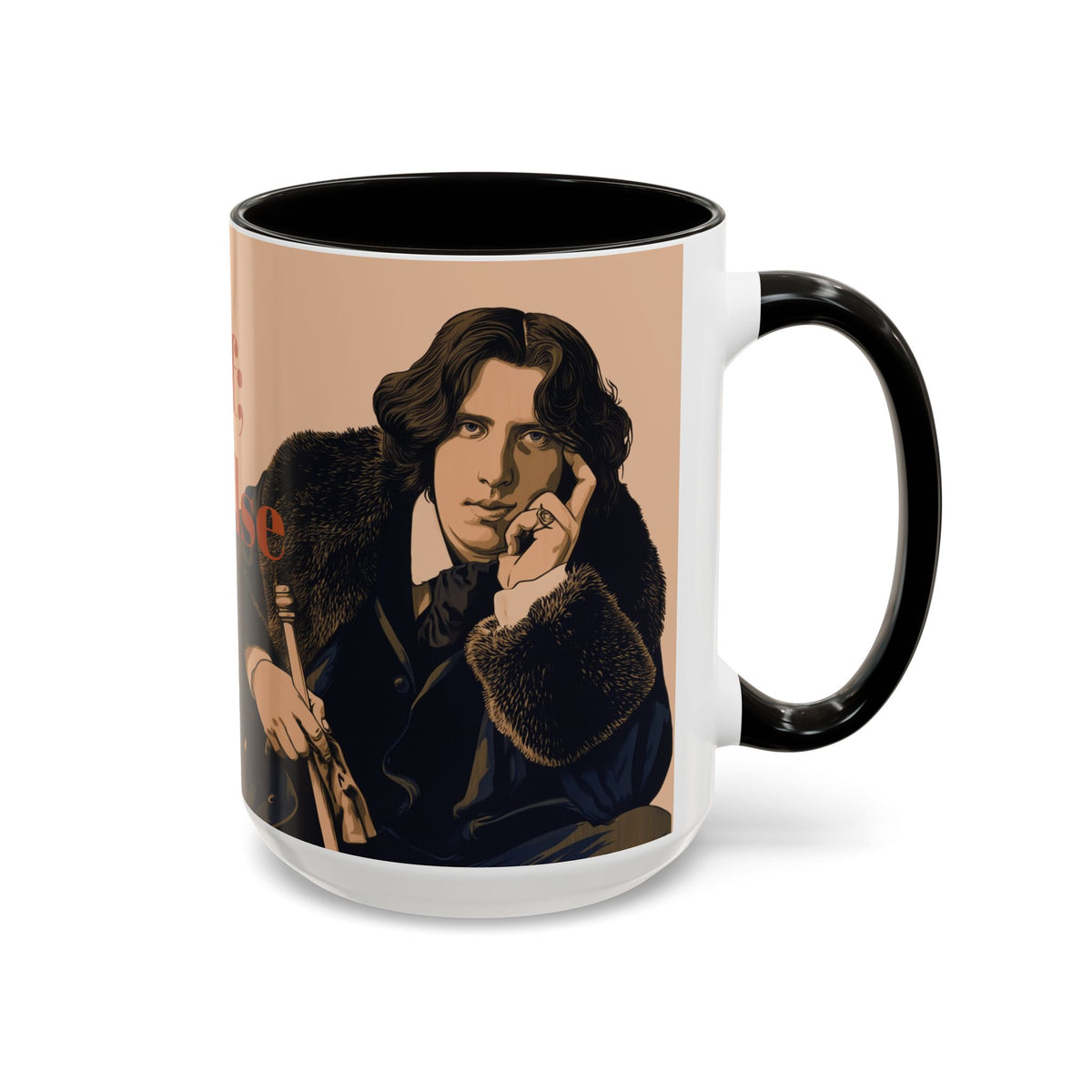 Oscar Wilde Quote Mug — "Be Yourself; Everyone Else Is Taken" Ceramic Coffee Cup (11oz/15oz)