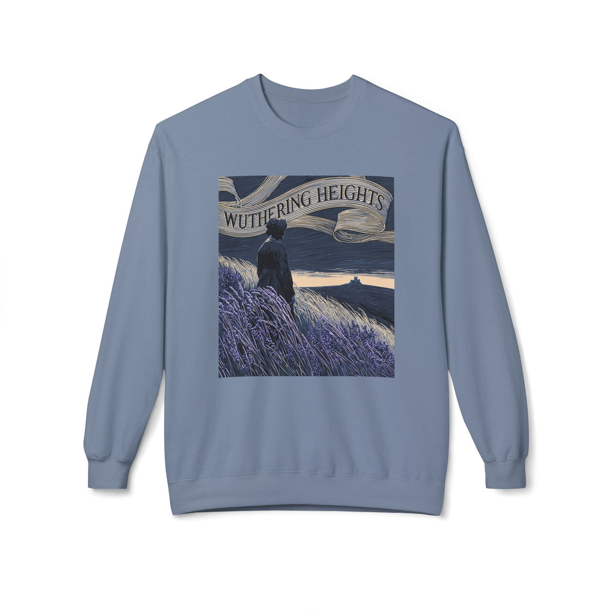 Across the Moors-Wuthering Heights Gothic Literary Sweatshirt