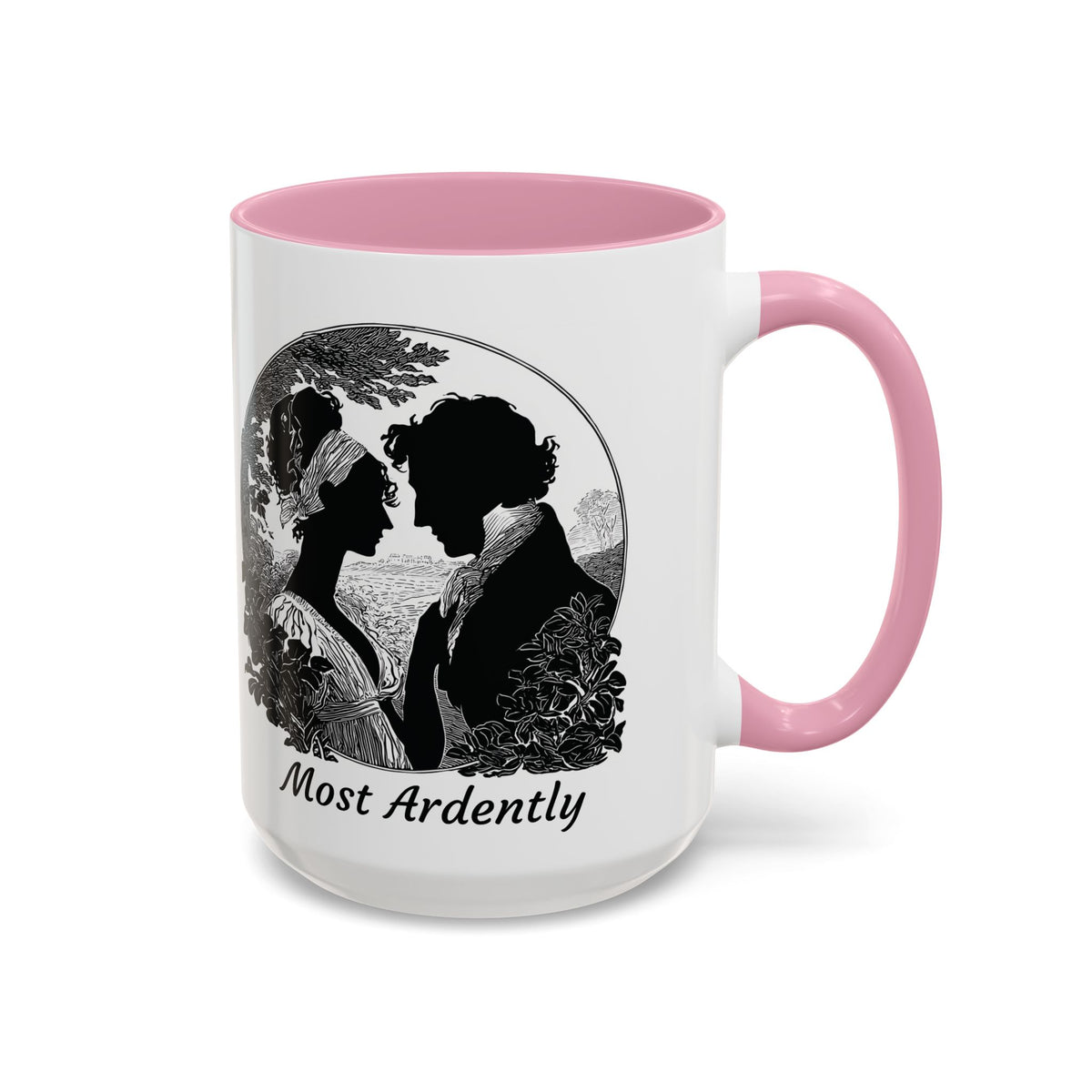 Regency Silhouette 'Most Ardently' Mug, Ceramic Coffee Mug | 11oz or 15oz
