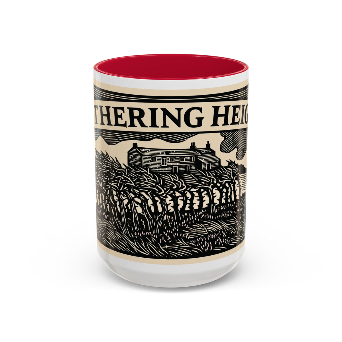 Wuthering Heights Coffee Mug | Emily Brontë Literary Design Mug