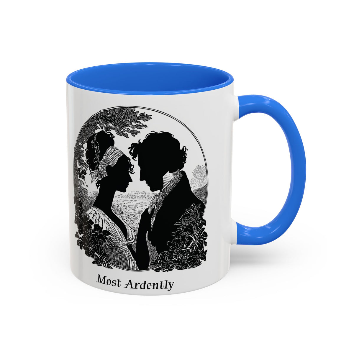 Regency Silhouette 'Most Ardently' Mug, Ceramic Coffee Mug | 11oz or 15oz
