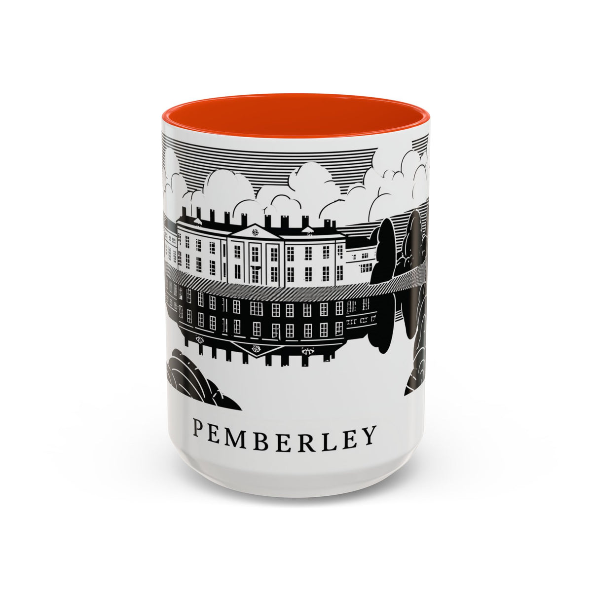 Pemberley Estate Illustration Mug | Ceramic Coffee Cup