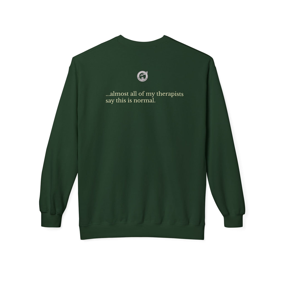 Gothic Novels Crewneck Sweatshirt — “I Read Gothic Novels…which explains my imagination”