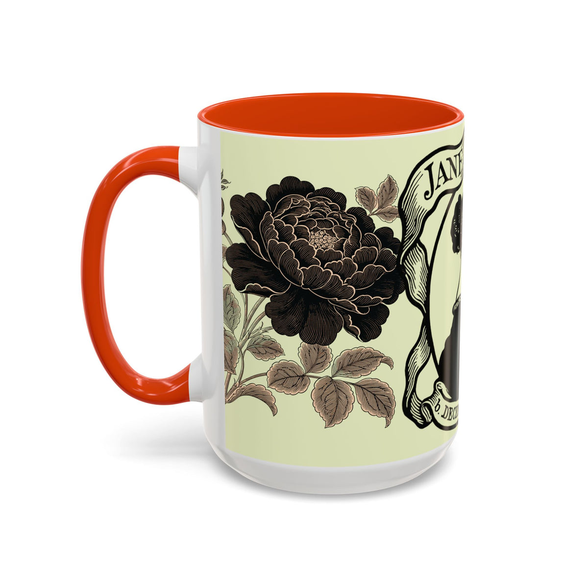 Jane Austen Portrait Ceramic Mug — Literary Tea & Coffee Cup (11oz/15oz)