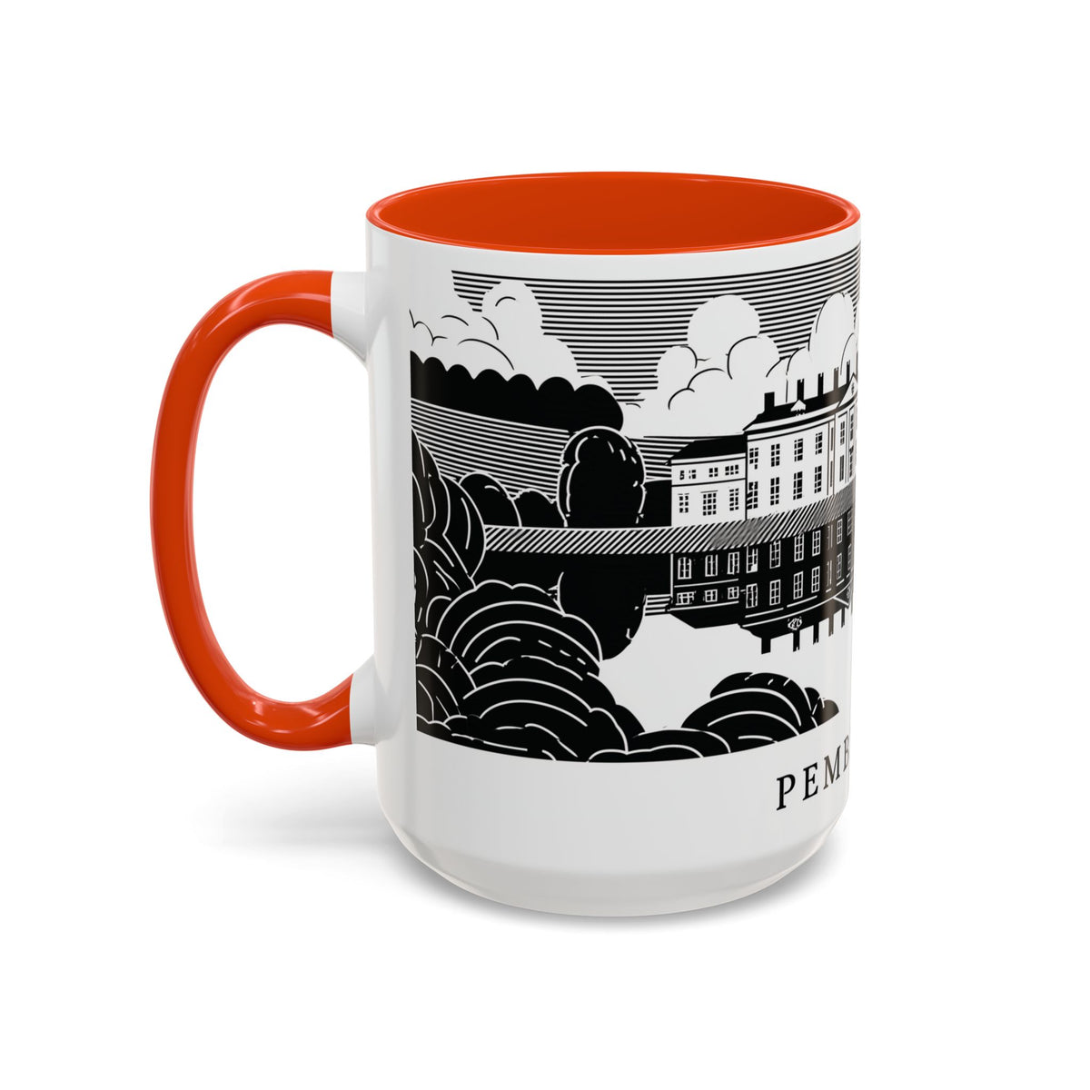 Pemberley Estate Illustration Mug | Ceramic Coffee Cup