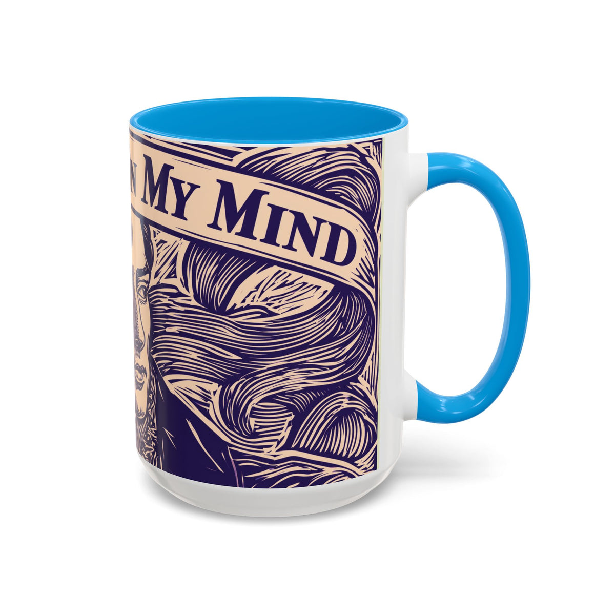 Darcy On My Mind Ceramic Mug — Jane Austen Literary Coffee Cup (11oz/15oz)