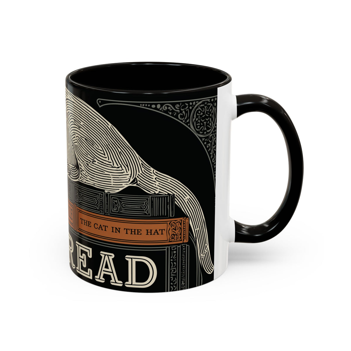 Bookstore Cat-Well Read Cat Mug | Literary Cat Stack Mug