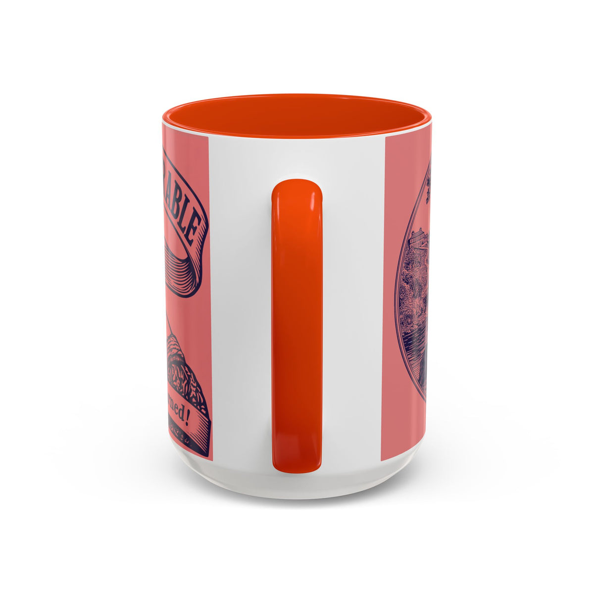 Barely Tolerable Vintage Portrait Mug — Funny Retro Coffee Cup (11oz/15oz)