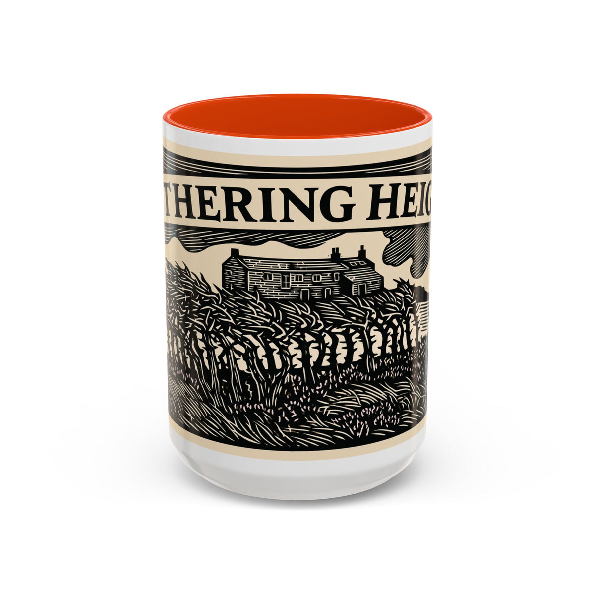 Wuthering Heights Coffee Mug | Emily Brontë Literary Design Mug