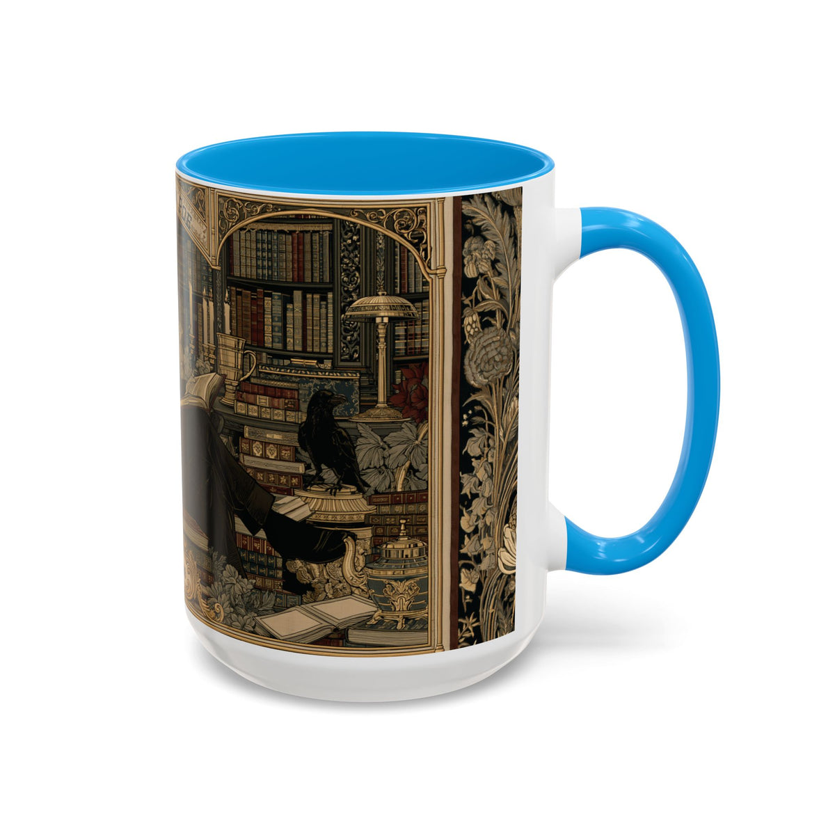 Edgar Allan Poe portrait Mug | Literary Gothic coffee mug