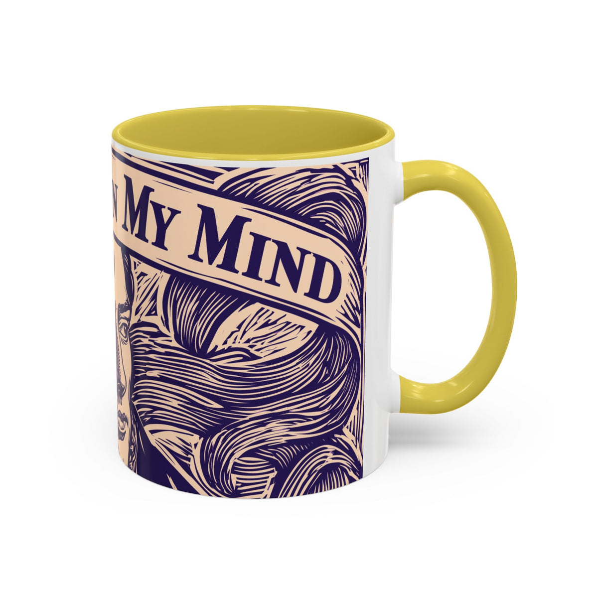 Darcy On My Mind Ceramic Mug — Jane Austen Literary Coffee Cup (11oz/15oz)