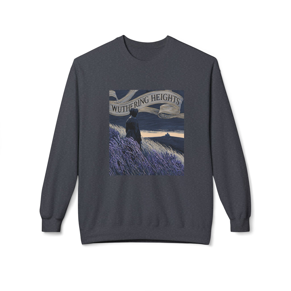Across the Moors-Wuthering Heights Gothic Literary Sweatshirt