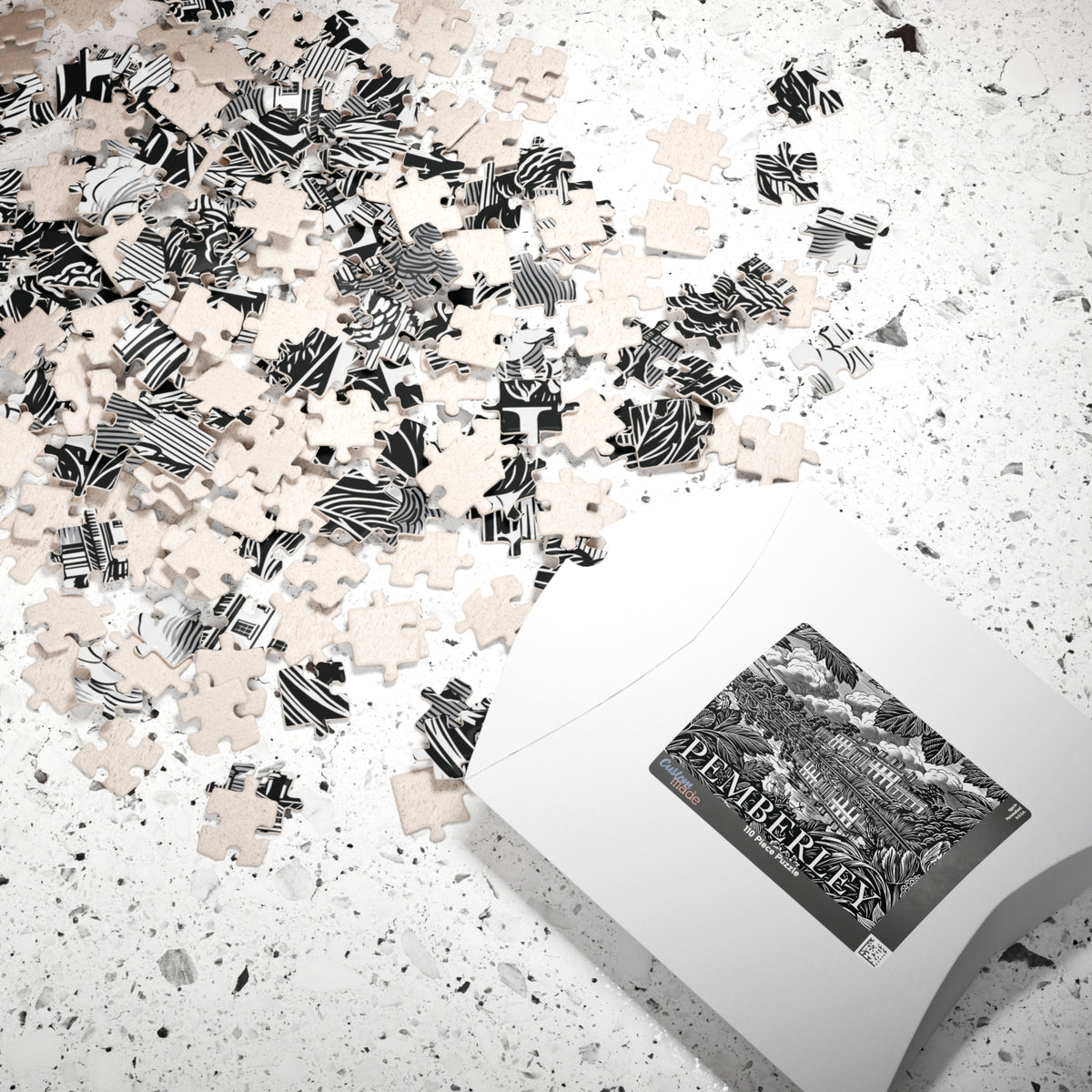 Pemberley Estate Illustration Puzzle | Landscape Jigsaw 110–1014 pieces