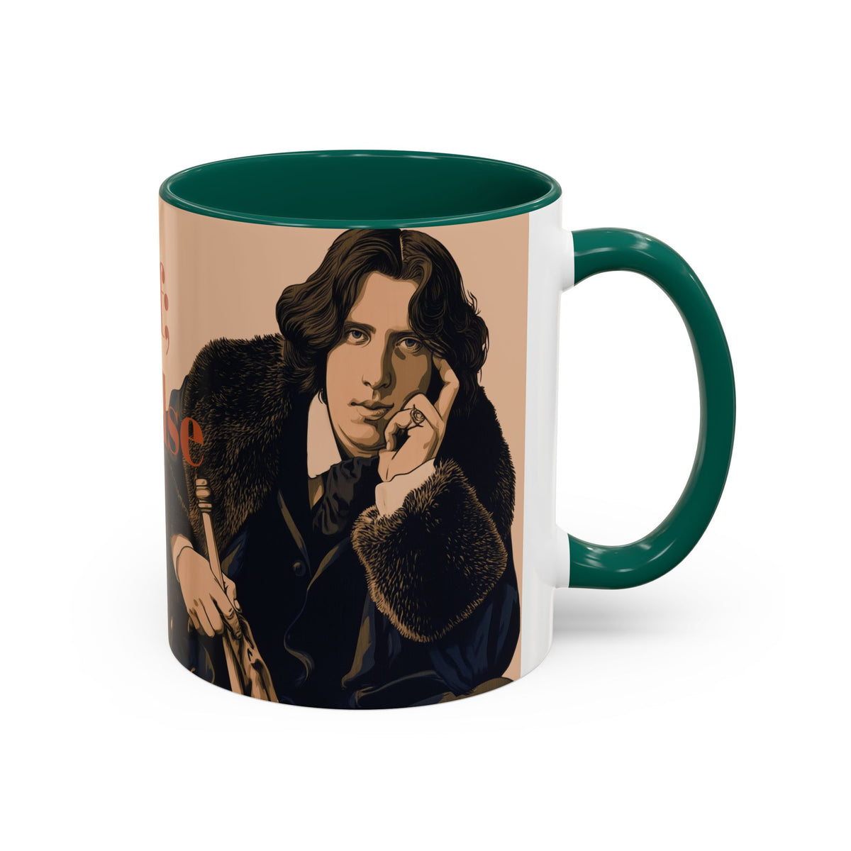 Oscar Wilde Quote Mug — "Be Yourself; Everyone Else Is Taken" Ceramic Coffee Cup (11oz/15oz)