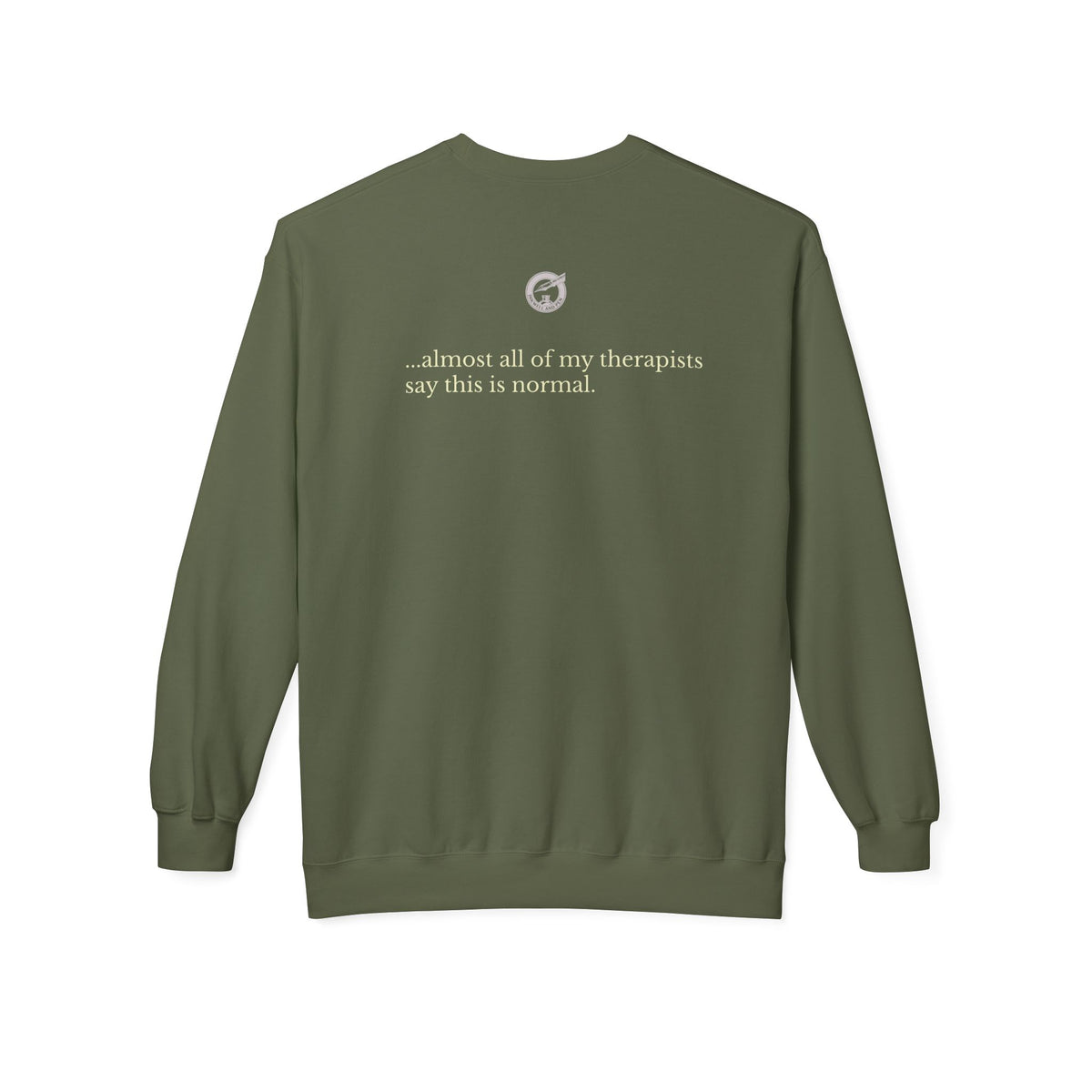 Gothic Novels Crewneck Sweatshirt — “I Read Gothic Novels…which explains my imagination”