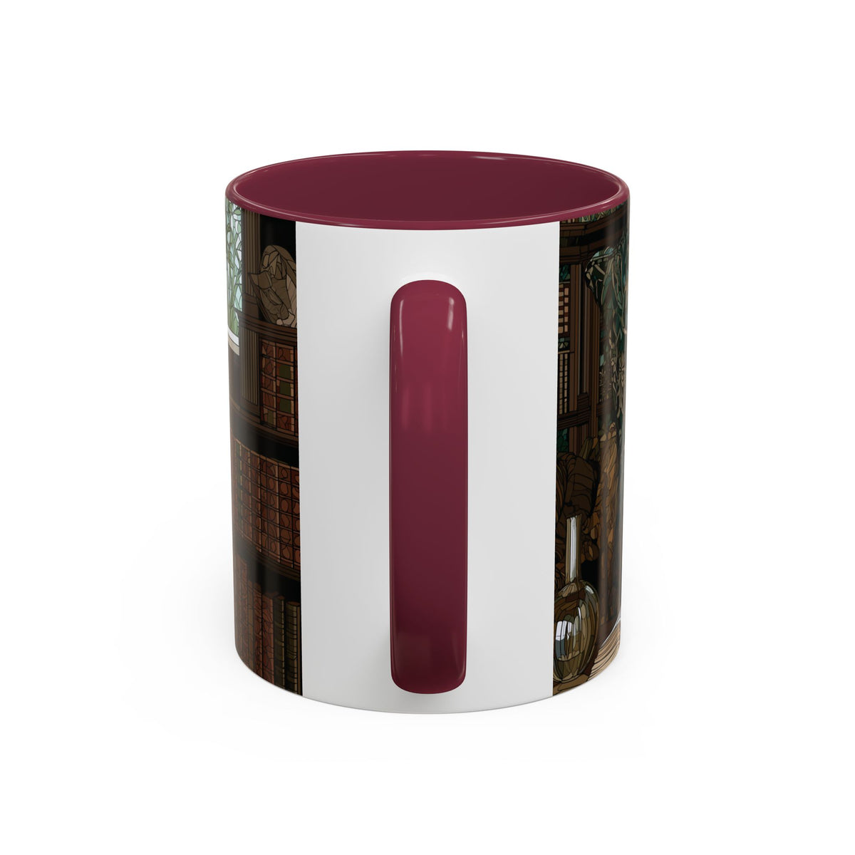 Cozy Reading Nook Cat Mug | Ceramic Coffee Cup 11oz 15oz